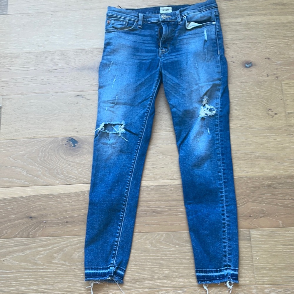 HUDSON: Tailored Jen with Fray Hem